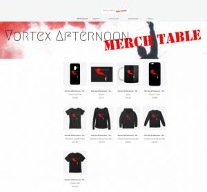 Link to Vortex Afternoon Merch at Teespring.com